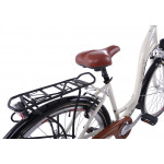 Mestský bicykel 28 Fuzlu New York 3S ATM Krémový Hliníkový